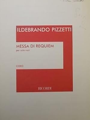 Seller image for Messa di Requiem, per sole voci for sale by Austin Sherlaw-Johnson, Secondhand Music