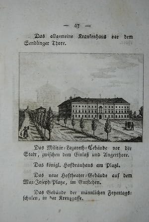 Bild des Verkufers fr Beschreibung der Haupt- und Residenzstadt Mnchen und ihrer Umgebungen, in topographischer, geschichtlicher und statistischer Hinsicht. zum Verkauf von Antiquariat C. Dorothea Mller