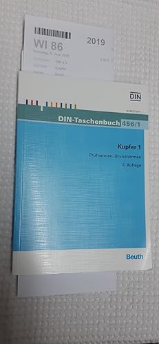 Seller image for Kupfer 1. Prfnormen, Grundnormen for sale by Antiquariat Bcherwurm