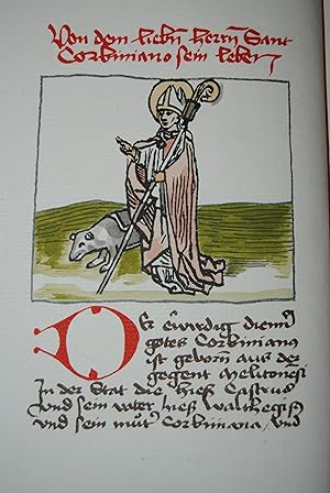 Seller image for Die Corbinians-Legende nach der Handschrift des Klosters Weihenstephan vom Jahre 1457. for sale by Antiquariat C. Dorothea Mller