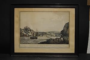 Bild des Verkufers fr Ansicht von Oberwesel und dem Schlosse Schnburg. zum Verkauf von Antiquariat C. Dorothea Mller