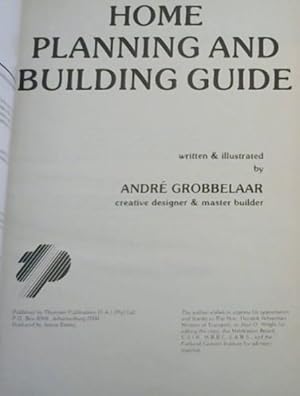 Immagine del venditore per Home Planning and Building Guide venduto da Chapter 1