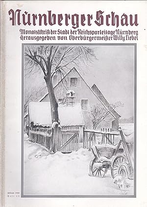 Imagen del vendedor de Nrnberger Schau. Heft 1/2 Februar 1940. Monatsschrift der Stadt der Reichsparteitage a la venta por Versandantiquariat Karin Dykes