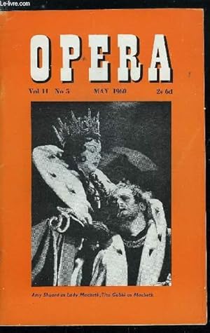 Imagen del vendedor de Opera n 5 - Bellini's Last Opera by Andrew Porter, Karl Bohm and the Dresden Opera by Gottfried Schmiedel, A storm over the Royal Hunt by R.P.S. Macnutt a la venta por Le-Livre