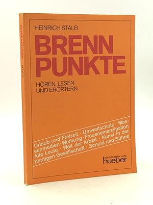 Imagen del vendedor de BRENN PUNKTE: Horen, Lesen und Erortern; Deutsch fur Fortgeschrittene a la venta por Kubik Fine Books Ltd., ABAA
