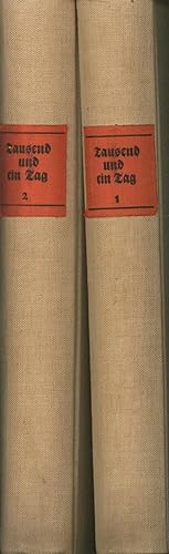 2 (zwei) Bände: Tausend und ein Tag. Orientalische Geschichten aus dem Persischen und Arabischen.