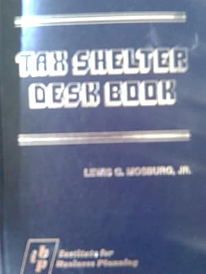 Image du vendeur pour Tax Shelter Desk Book mis en vente par hcmBOOKS