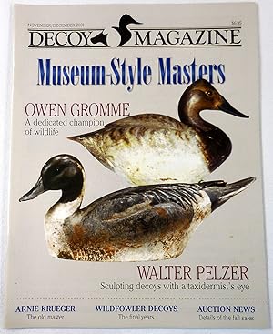 Seller image for Decoy Magazine. Volume 25, Number 6, November December 2001 for sale by Resource Books, LLC