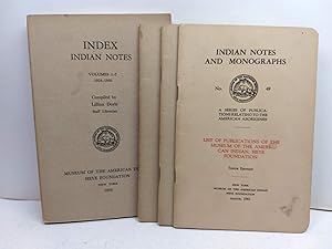 Imagen del vendedor de Indian Notes and Monographs: list of publications of the Museum of the American Indian a la venta por Kachina Motel Books