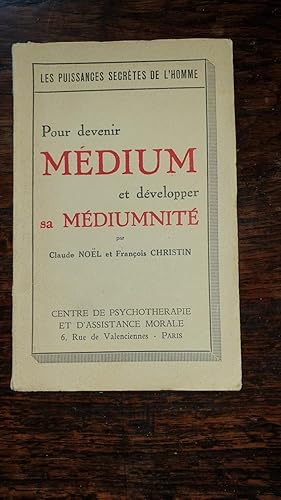 Seller image for Pour devenir Mdium et dvelopper sa mdiumnit for sale by AHA BOOKS