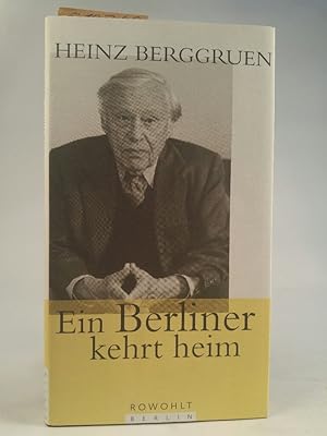 Seller image for Ein Berliner kehrt heim Elf Reden 1996-1999. (Neubuch) for sale by ANTIQUARIAT Franke BRUDDENBOOKS