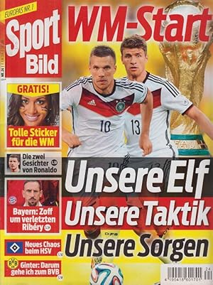 Bild des Verkufers fr Sport Bild. Nr. 24 / 11. Juni 2014. WM-Start. Unsere Elf. Unsere Taktik. Unsere Sorgen. zum Verkauf von Allguer Online Antiquariat