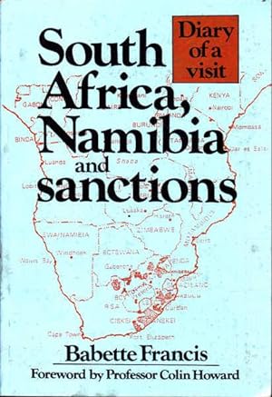 Seller image for South Africa, Namibia and sanctions (Diary of a visit) for sale by Goulds Book Arcade, Sydney
