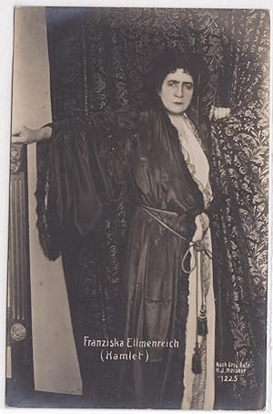 Bild des Verkufers fr AK Franziska Ellmenreich (Hamlet), Theater Szene, ungelaufen zum Verkauf von GAENSAN Versandantiquariat