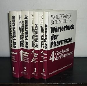 Wörterbuch der Pharmazie. [4 Bände. - Von Harry Auterhoff, Ernst Mutschler, Björn Lemmer u.a.]. -...