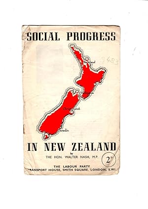 Seller image for Social Progress in New Zealand for sale by Gwyn Tudur Davies