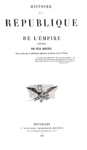 Histoire de la République et de l'Empire (1789-1815)