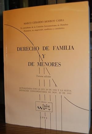 Seller image for DERECHO DE FAMILIA Y DE MENORES for sale by Fbula Libros (Librera Jimnez-Bravo)