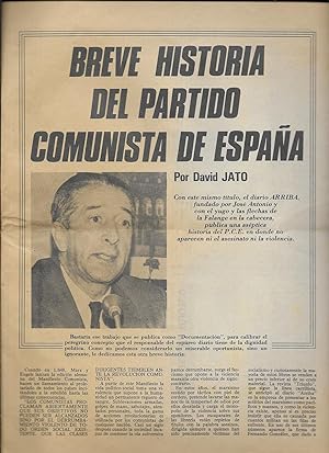 Breve Historia del Partido Comunista de España.