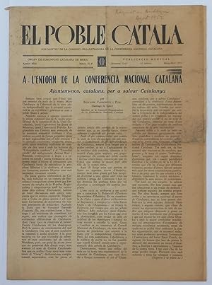 El Poble Catala, publicació mensual . Nº- 12-13 Març-Abril 1952