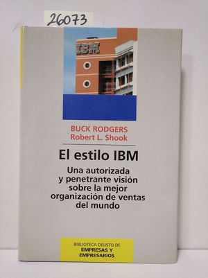 Imagen del vendedor de EL ESTILO IBM a la venta por Librera Circus