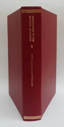 Bild des Verkufers fr 1994 Lectures and Memoirs. With plates zum Verkauf von Der Buchfreund
