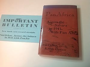 PanAfrica - Signed by Dawson Across the Sahara in 1941 with Pan Am