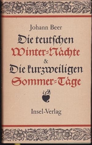 Seller image for Die teutschen Winter-Nchte und Die kurzweiligen Sommer-Tge for sale by Graphem. Kunst- und Buchantiquariat