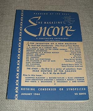 Seller image for The Magazine Encore for January 1944 for sale by biblioboy