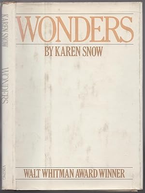 Seller image for Wonders for sale by Between the Covers-Rare Books, Inc. ABAA