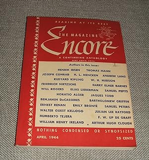 Seller image for The Encore Magazine for April 1944 for sale by biblioboy