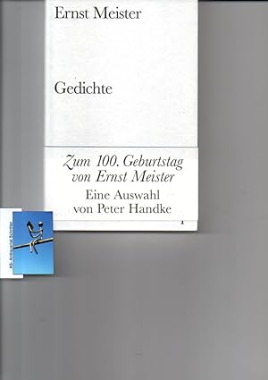 Gedichte. Zum 100. Geburtstag. Eine Auswahl von Peter Handke.