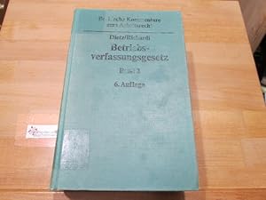 Imagen del vendedor de Betriebsverfassungsgesetz; Teil: Bd. 2.,  74 - Schluss mit Betriebsverfassungsgesetz 1952 a la venta por Antiquariat im Kaiserviertel | Wimbauer Buchversand