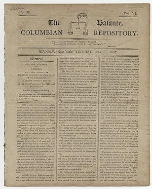 Jeffersons Proclamation on the State of Affairs with England (1807)