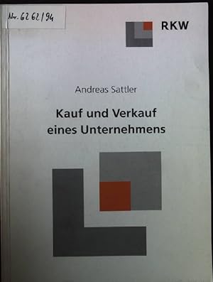 Imagen del vendedor de Kauf und Verkauf eines Unternehmens a la venta por books4less (Versandantiquariat Petra Gros GmbH & Co. KG)