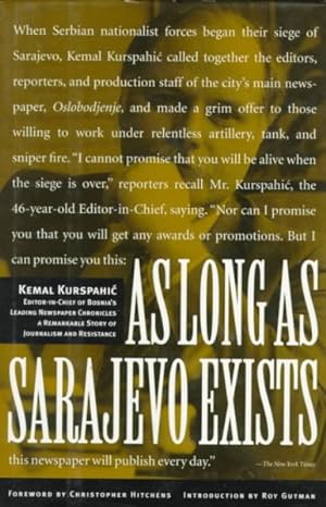 Seller image for As Long As Sarajevo Exists for sale by GreatBookPrices