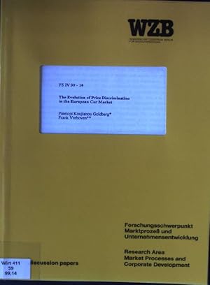 Bild des Verkufers fr The Evolution of Price Discrimination in the European Car Market FS IV 99-14 zum Verkauf von books4less (Versandantiquariat Petra Gros GmbH & Co. KG)