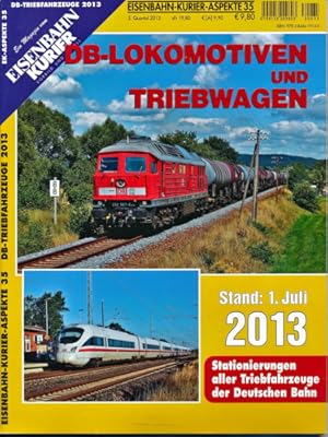 Image du vendeur pour Eisenbahn Kurier Aspekte Heft 35: DB-Lokomotiven und Triebwagen. Stand: 1. Juli 2013. mis en vente par Versandantiquariat  Rainer Wlfel