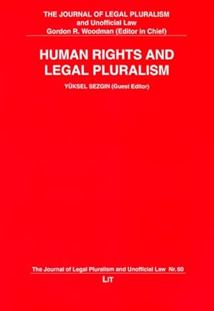 Seller image for Human Rights and Legal Pluralism for sale by GreatBookPrices