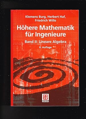 Seller image for Klemens Burg, Haf, Hhere Mathematik fr Ingenieure 2 - Lineare Algebra (2008) for sale by sonntago DE