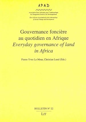 Seller image for Gouvernance Fonciere au Quotidien en Afrique/ Everyday Governance of Land in Africa for sale by GreatBookPrices