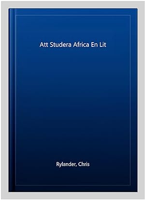 Seller image for Att Studera Africa En Lit -Language: Swedish for sale by GreatBookPrices