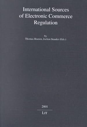 Seller image for International Sources of Electronic Commerce Regulation for sale by GreatBookPrices