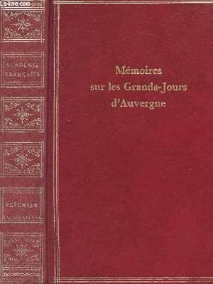 Bild des Verkufers fr Mmoires sur les grands-jours d'Auvergne en 1665 - collection prestige de l'Acadmie Franaise zum Verkauf von Le-Livre