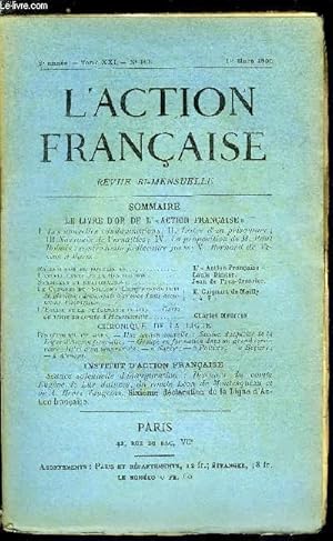 Imagen del vendedor de L'action franaise n 161 - Rallis contre royalistes, L'intelligence et la Rvolution par Louis Dimier, Syndicats et corporations par Jean de Prez-Crassier, Le congrs du sillon par E. Caignart de Mailly, L'glise et la dmocratie (suite) par Charles a la venta por Le-Livre