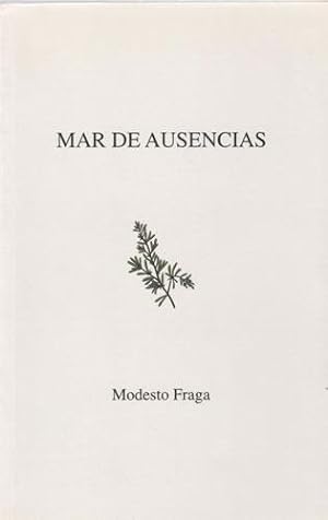 Seller image for Mar de ausencias for sale by Librera Cajn Desastre