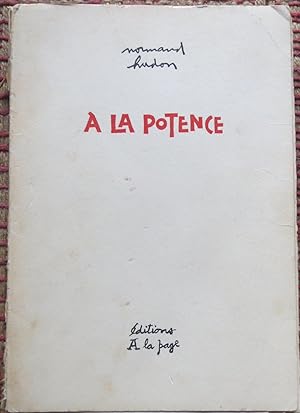 Seller image for LA POTENCE for sale by Come See Books Livres