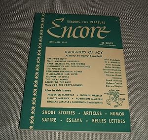 Seller image for Encore for September 1945 for sale by biblioboy