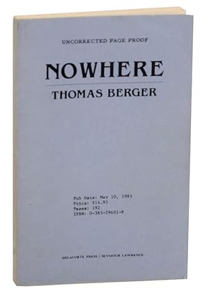 Seller image for Nowhere for sale by Jeff Hirsch Books, ABAA