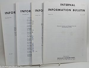 Internal Information Bulletin, no. 1, August 1975, to no. 4, December 1975